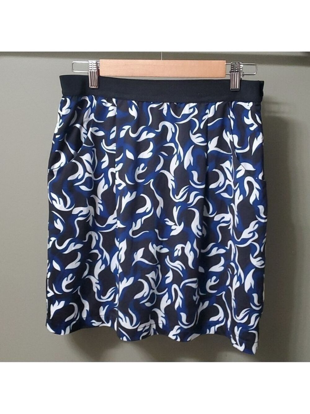 Fairway & Greene Skort Womens Sz 8 Blue Black Skirt Skirt Golf Active Artsy